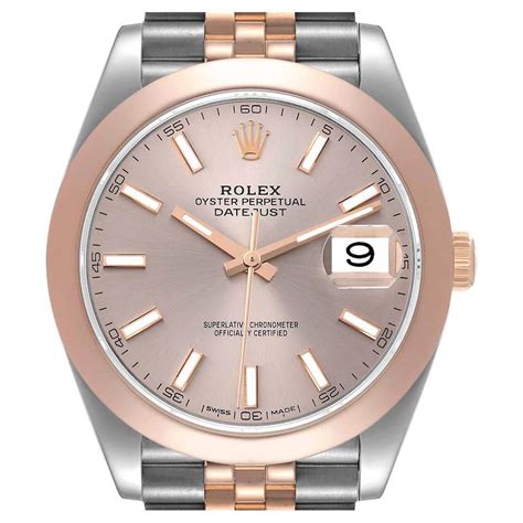 rolex datejust oro rosa uomo|rolex datejust 36 prezzo.